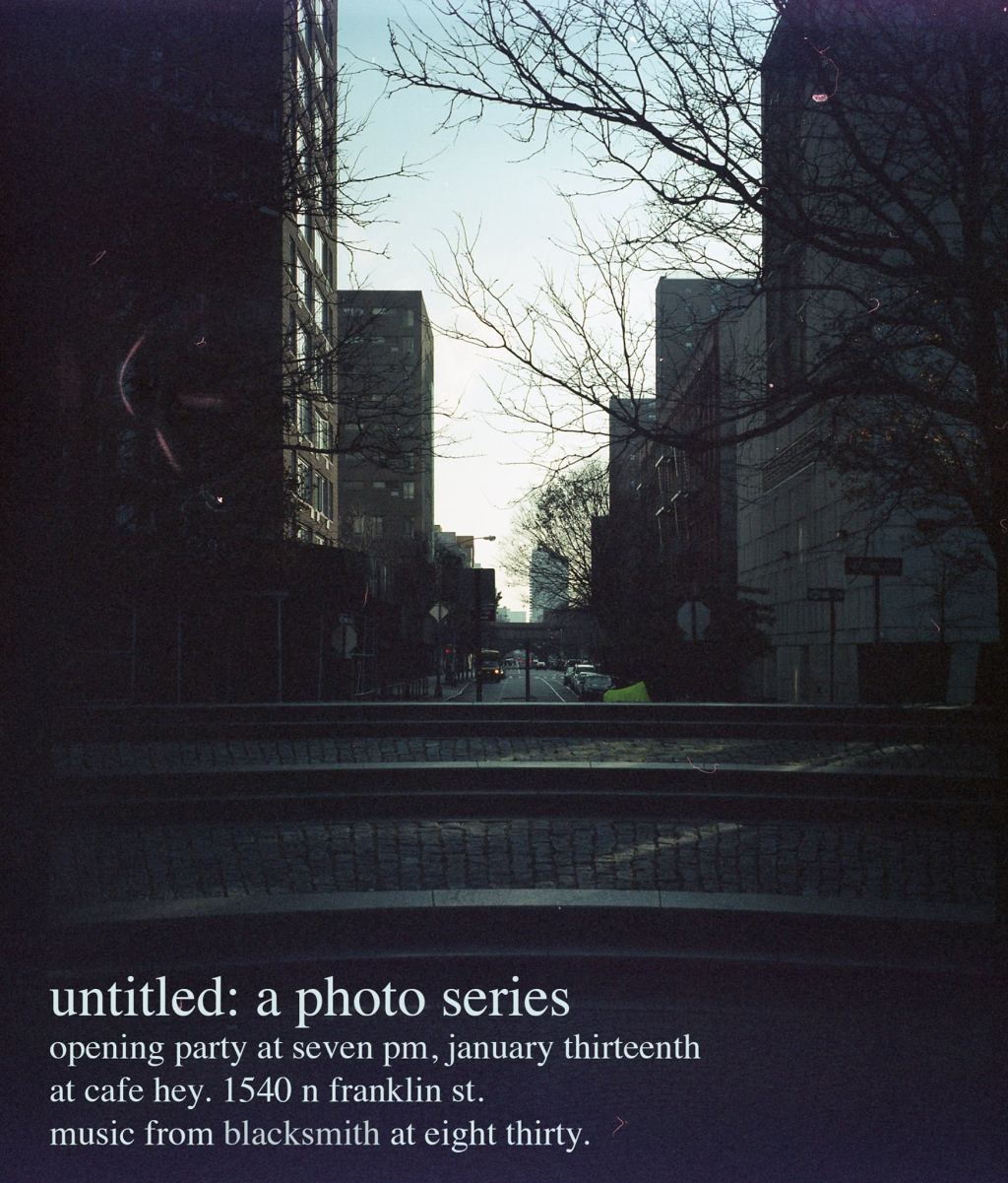 untitled: a photo series, january 2018&nbsp;edition